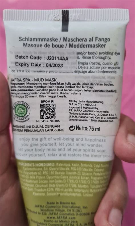 Jafra Spa Mud Mask Kesehatan Kecantikan Kulit Sabun Tubuh Di