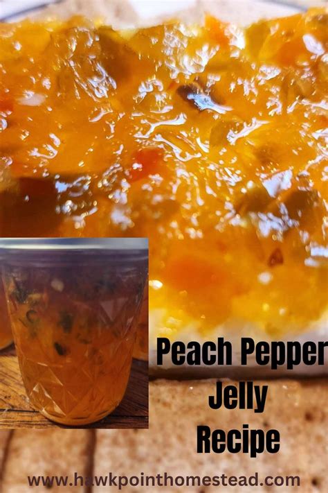 Easy And Delicious Peach Pepper Jelly Recipe Hawk Point Hobby