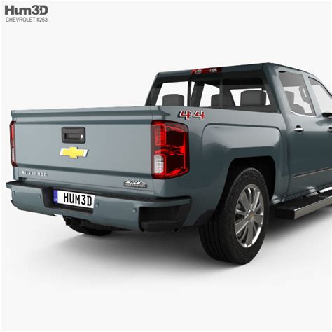 Chevrolet Silverado 1500 Crew Cab Short Box High Country 2018 3d 모델 차량 On 3dmodels