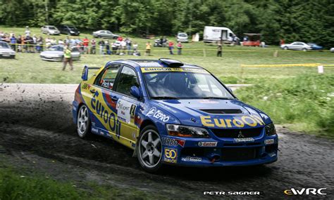 Pech V Clav Jun Uhel Petr Mitsubishi Lancer Evo Ix Rallye Esk