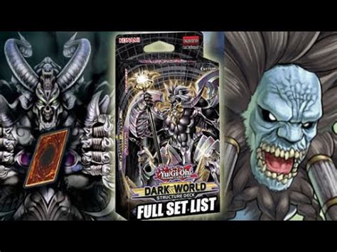 Yu Gi Oh Structure Deck Dark World Full Set List Youtube