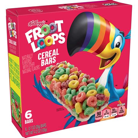 Kelloggs Froot Loops Cereal Bars SmartLabel