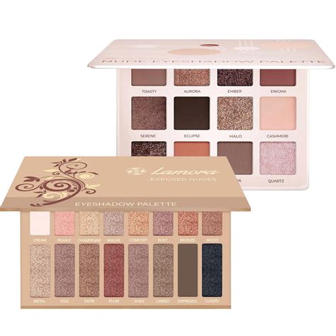 Amazon Lamora Nude Eyeshadow Palettes Exposed Nude Beauty Personal Care