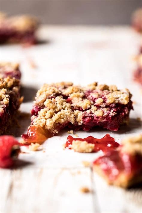 Buttery Raspberry Crumble Bars Half Baked Harvest