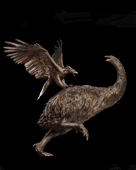 Extinct Haast’s Eagle & Giant Moa trong 2024