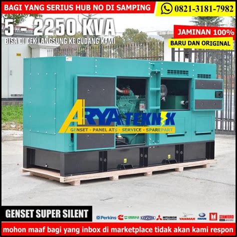 Jual Genset Perkins Kva Kva Kva Kva Gudang