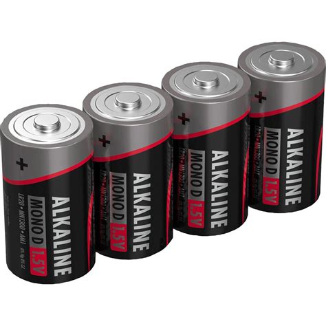 Ansmann Alkaline Mono D Lr Red Line V Units Batteries Grey Dressinn