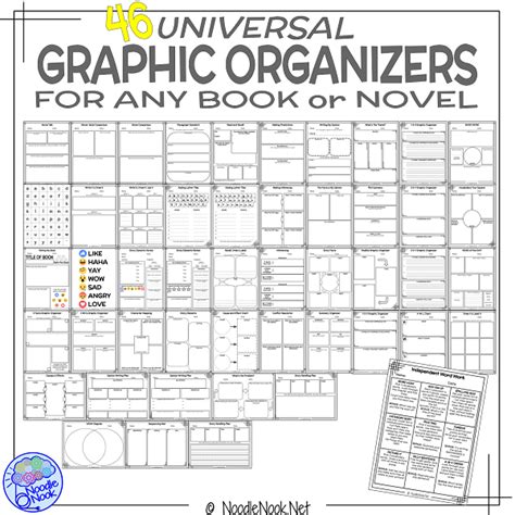 Graphic Organizers For Any Book Noodlenooknet