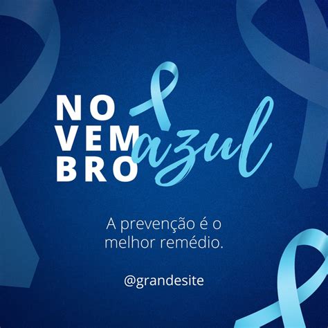 Modelos gratuitos e personalizáveis de Novembro Azul Canva