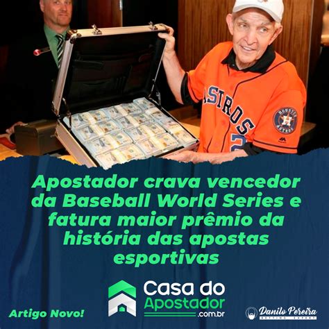 Baseball World Series Maior Prêmio das Apostas