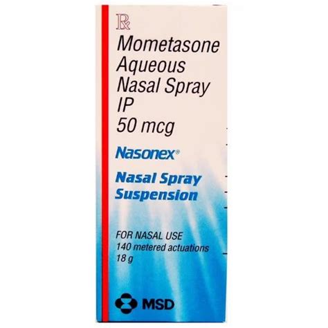 MSD Pharma Nasonex Nasal Spray Suspension For Hospital Packaging Size