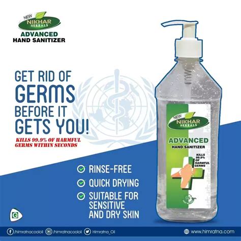 Nikhar Herbals Hand Sanitizer Sprey 100ml At Rs 50 Piece Alcohol