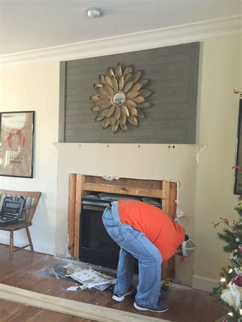 DIY Fireplace Makeover - At Home With The Barkers