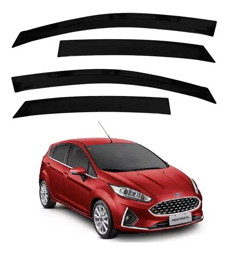 Calha De Chuva Ford New Fiesta Hatch 4 Portas 2011 A 2017 Frete grátis