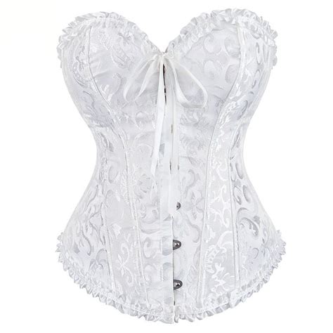 Corpete Espartilho Corset Corselet Luxo Cinta Modeladora Afina Cintura Gótico Lingerie Sexy
