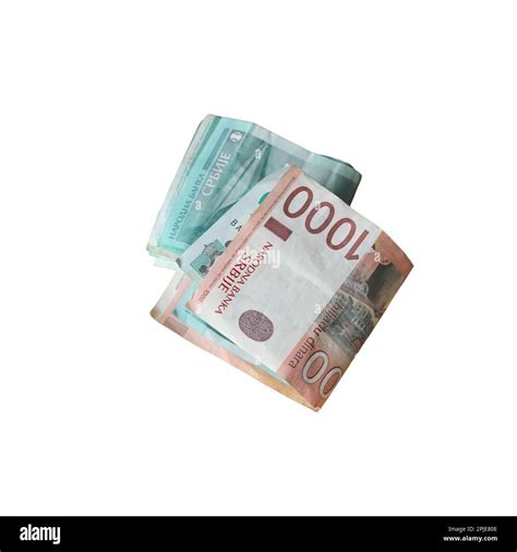 Serbian dinar isolated on white Stock Photo - Alamy