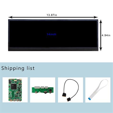 Hdmi Usbc Type C Lcd Controller Board Inch K X Bar Lcd