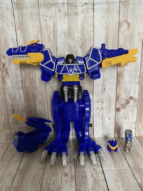 POWER RANGERS Dino Charge Deluxe Blue Spinosaurus Megazord 100