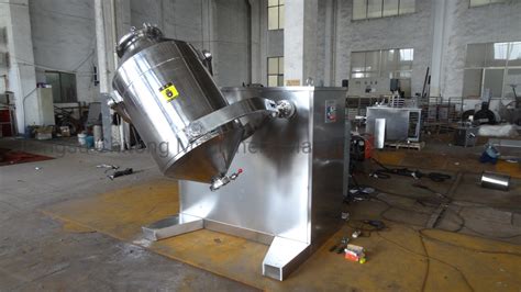 Syh High Speed Rotary 3D Drum Horizontal Ribbon Blender Mixer Mixing