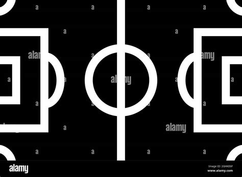 Field Soccer Glyph Icon Vector Illustration Stock Vector Image Art