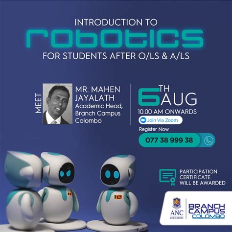 Introduction To Robotics Workshop For Ol And Al Local Or London Anc