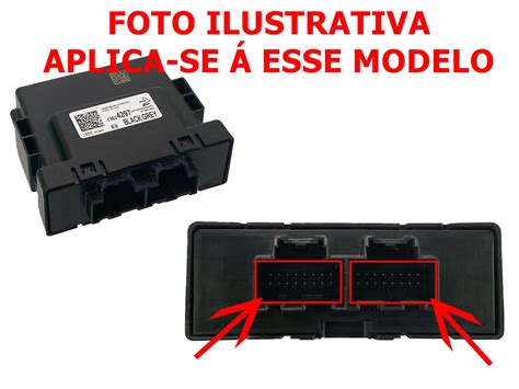 Par De Plug Delphi Conector Chicote Do Modulo Central Assist Controle