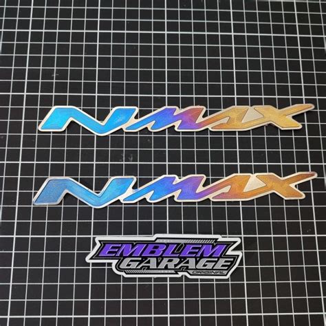 Jual Emblem Titanium Logo NMAX Vietnam Original Harga Untuk 1set