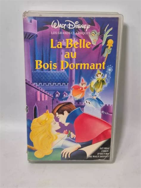 Cassette Vintage Vhs Walt Disney Les Grands Classiques La Belle Au Bois