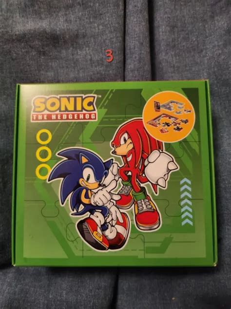 Mcdonalds Sonic The Hedgehog Happy Meal Jigsaw Toy New