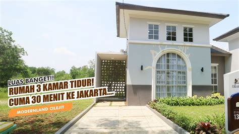 MODERNLAND CILEJIT RUMAH 3 KAMAR TIDUR PINGGIR STASIUN CUMA 20 MENIT