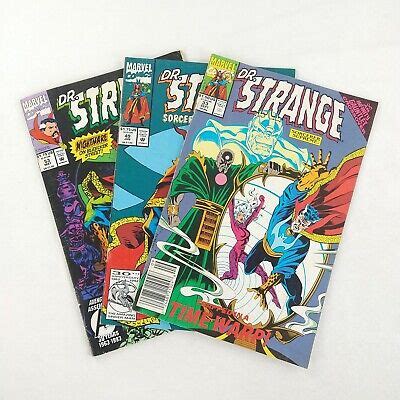 Doctor Strange 33 Newsstand 49 53 Lot 1991 Marvel Comics Thanos