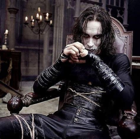 Brandon Lee As Eric Draven In The Crow 1994 Crow Movie Brandon