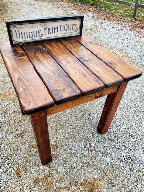 RUSTIC FARMHOUSE TABLE Rustic Farm House Wood Kitchen Table | Etsy