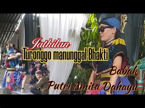 Jathilan Turonggo Manunggal Bhakti Babak Putri Amita Dahayu Youtube