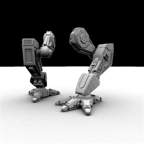 Mech Leg Robot Leg Diy Robot Cyberpunk Character Concept Concept