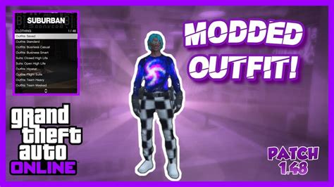 Gta Modded Outfit Glitch Galaxy Tryhard Black Joggers Youtube