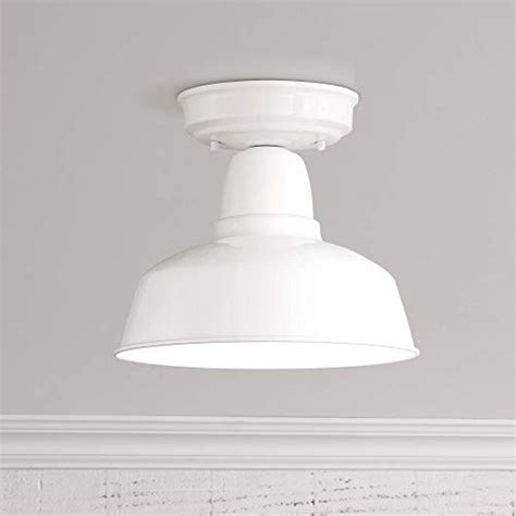 John Timberland Urban Barn Farmhouse Industrial Semi Flush Mount