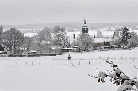 Wallpaper Deutschland Th Ringen Dorf Jahreszeiten Winter Schnee