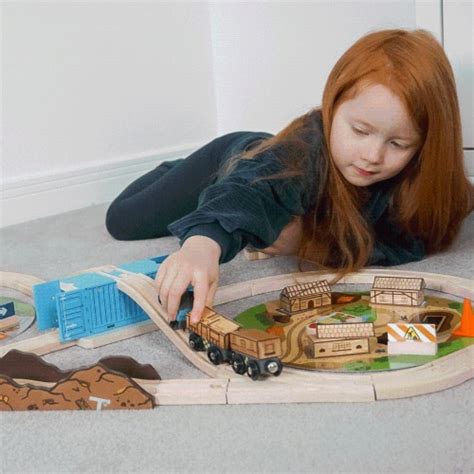 Bigjigs Rail Wooden Construction Train Set 1 Fred Meyer