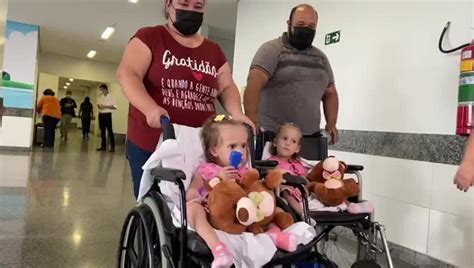 Siamesas Separadas Em Hospital De Goiânia Heloá E Valentina Recebem Alta 51 Dias Depois De