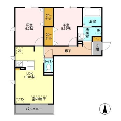 Droom Sakuraj 千葉県佐倉市寺崎北2丁目 95万円／2ldk 洋室56 洋室62 Ldk108／5459