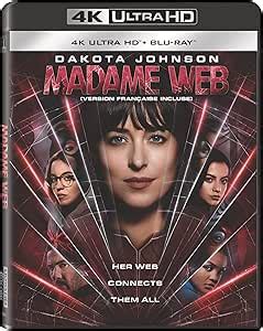 Madame Web K Uhd Blu Ray Combo Bilingual Amazon Ca Dakota