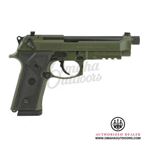 Beretta M9A3 Type F Full OD Green Pistol 17 RD 9mm Omaha Outdoors