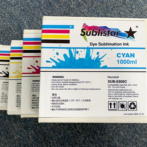 Sublistar Sublimation Ink Pack From China Manufacturer Feiyue