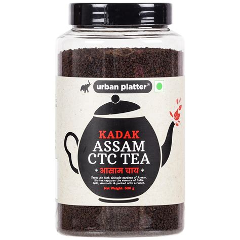 Urban Platter Kadak Assam Ctc Tea 500g Malty Bold Chai And Aromatic Tea For Making Chai