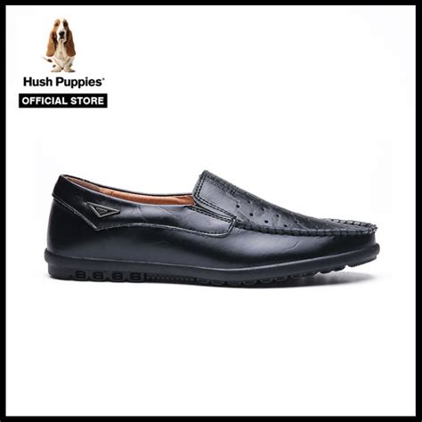 hush puppies mens shoes glide woven slip  loafers hpe lazada ph