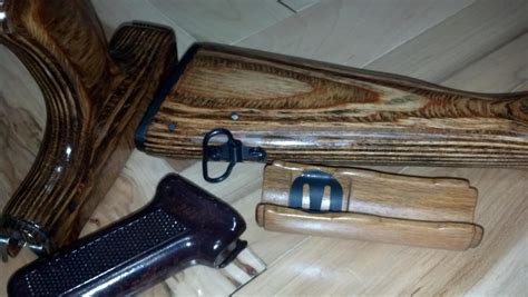 Ak 47 Romanian Rifle Wood Furniture Set 100 Refinished And Etsy