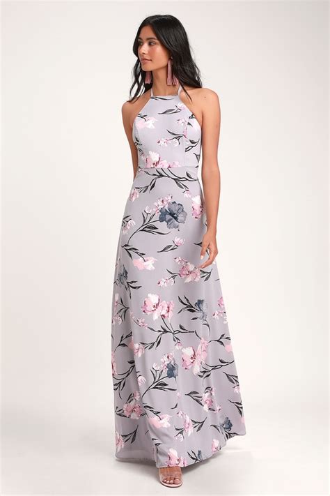 Lovely Maxi Dress Floral Maxi Dress Lavender Maxi Dress Lulus