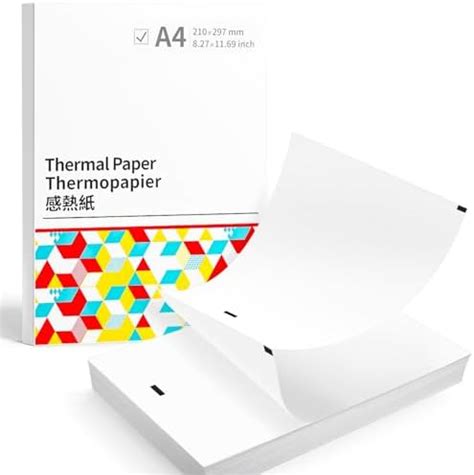 Papier Thermique A4 Pour Imprimante Portable M08F Compatible Avec