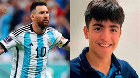 Mundial Qatar 2022 Lionel Messi le regaló al hijo del Kun Agüero una